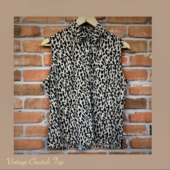 Vintage Cheetah Top - Picture 1 of 4